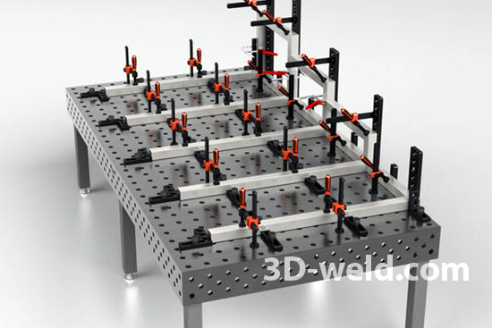 Сварочно сборочный стол 3d weld expert d16